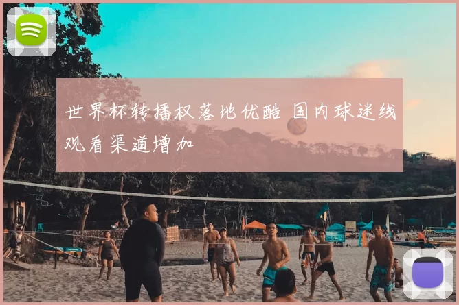 世界杯转播权落地优酷 国内球迷线观看渠道增加